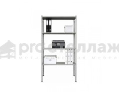 Стеллаж металлический Pro Стеллаж LN 2000KD/1000x300 на 4 полки с разрезными стойками