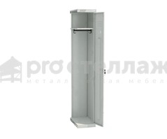 Шкаф для одежды ШРС 11-400 ДС (корпус RAL7035, двери RAL7035, замок повышенной секретности)_0