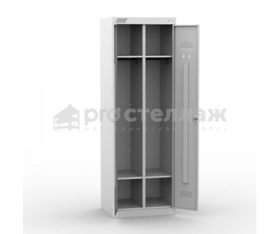 ТМ 12-60 Шкаф металлический для хранения одежды (корпус RAL7035, двери RAL7035, замок повышенной секретности)_1