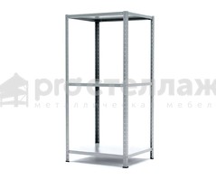 Стеллаж металлический Pro Стеллаж LN ВШГ - 1600х1000х600 на 3 полки с нагрузкой до 100кг на полку