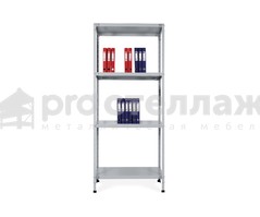Стеллаж металлический Pro Стеллаж LN ВШГ - 1850х700х600 на 4 полки с нагрузкой до 100кг на полку