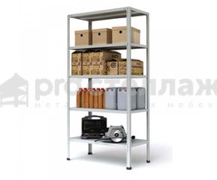 Стеллаж металлический Pro Стеллаж LN ВШГ - 2200х1000х400 на 5 полок с нагрузкой до 100кг на полку