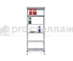 Стеллаж металлический Pro Стеллаж  LN ВШГ - 2550х700х600 на 6 полок с нагрузкой до 100кг на полку