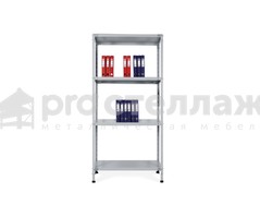 Стеллаж металлический Pro Стеллаж SN ВШГ - 2000х700х300 мм на 4 полки с нагрузкой до 150 кг на полку