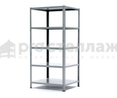 Стеллаж металлический Pro Стеллаж SN ВШГ - 2000х1500х600 мм на 5 полок с нагрузкой до 150 кг на полку