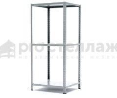 Стеллаж металлический Pro Стеллаж SN ВШГ - 3000х1000х300 мм на 3 полки с нагрузкой до 150 кг на полку