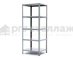 Стеллаж металлический Pro Стеллаж  LN ВШГ - 1000х1000х500 на 5 полок с нагрузкой до 100 кг на полку