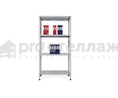 Стеллаж металлический Pro Стеллаж LN ВШГ - 1800х700х600 на 4 полки с нагрузкой до 100 кг на полку
